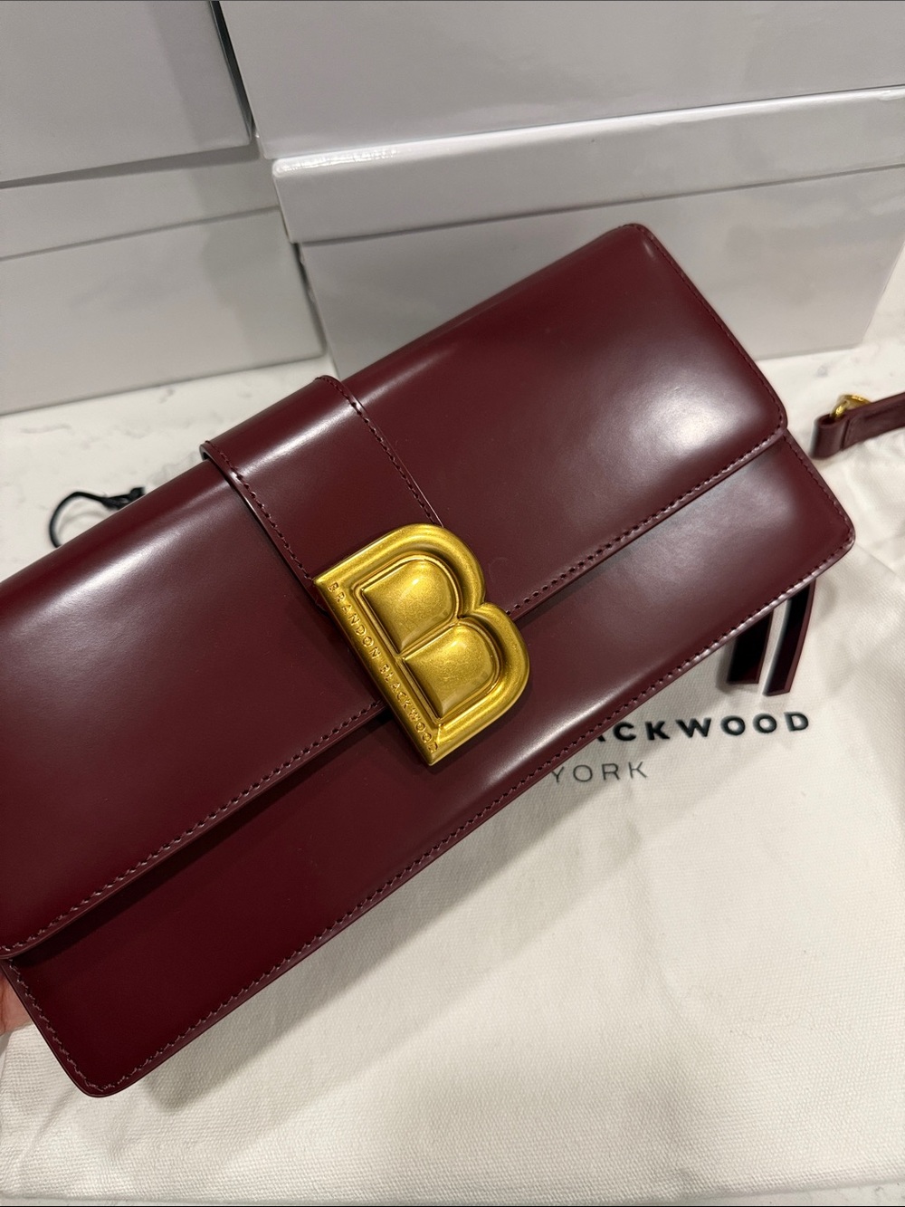 Brandon Blackwood Leather Bag - Picture 2 of 6